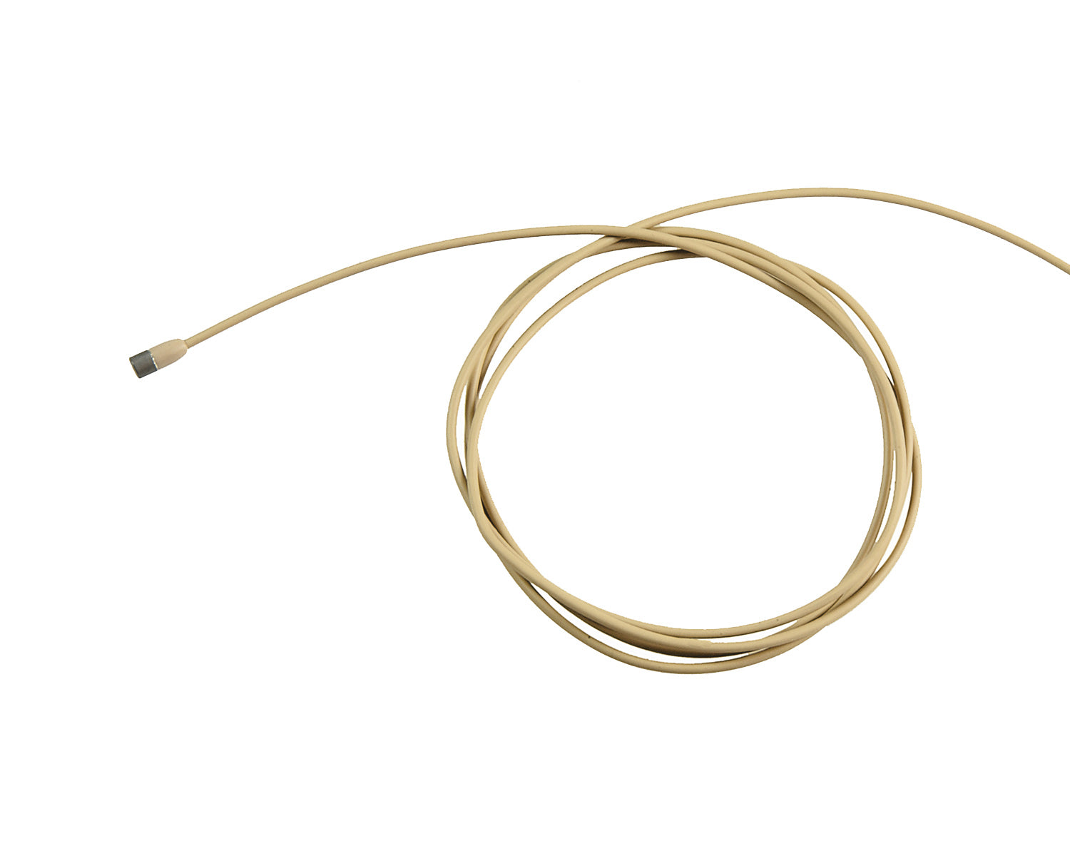 SENMK253GDC - Sennheiser MKE2 5 3 Gold C 4.8mmØ Omni Lavalier Mic Open Cable Beige Image 1
