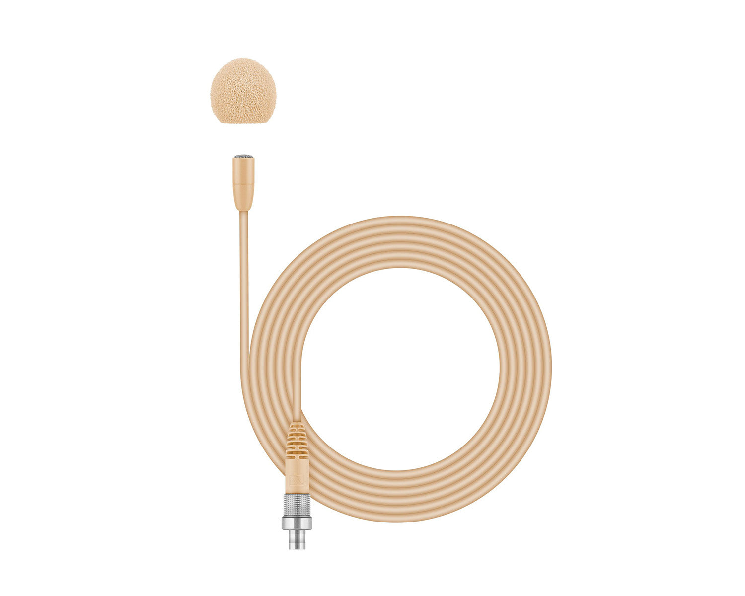 SENMKEEO3P - Sennheiser MKE Essential Omni Lavalier Mic with 3 Pin Screw Connector BEIGE Image 1