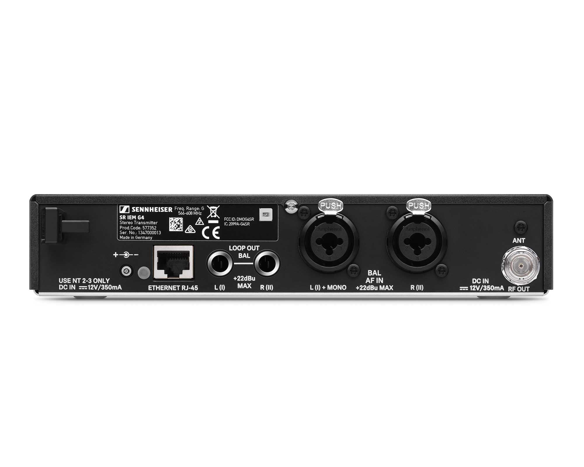 SENSRIEM70 - Sennheiser SRIEM G4 E Rack Mount Transmitter for In Ear System CH70 Image 2