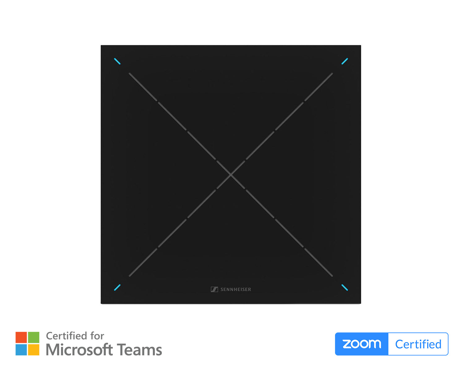 SENTCC2B - Sennheiser TeamConnect Ceiling 2 Beamforming Array Mic with PoE or Dante Black Image 1