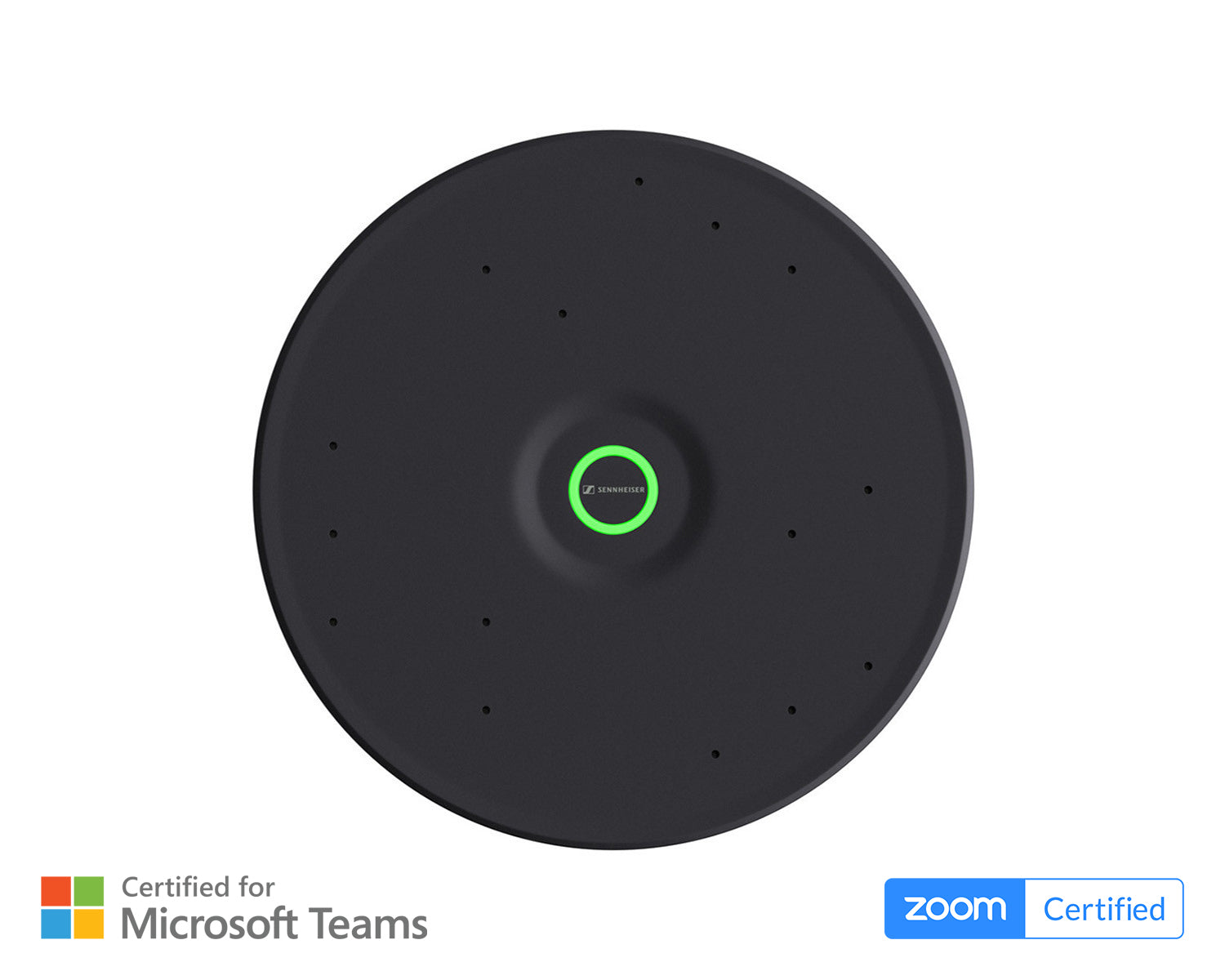 SENTCCMFB - Sennheiser TCC M F B TeamConnect Medium Flush Ceiling Mic 40m Black Image 1
