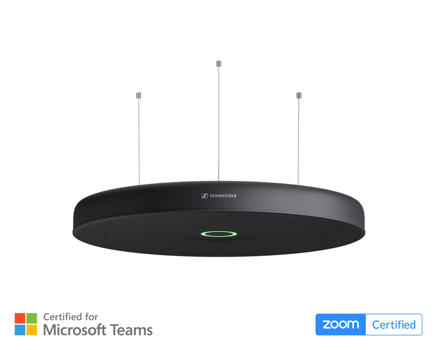SENTCCMSB - Sennheiser TCC M S B TeamConnect Medium Hanging Ceiling Mic 40m Black Image 1