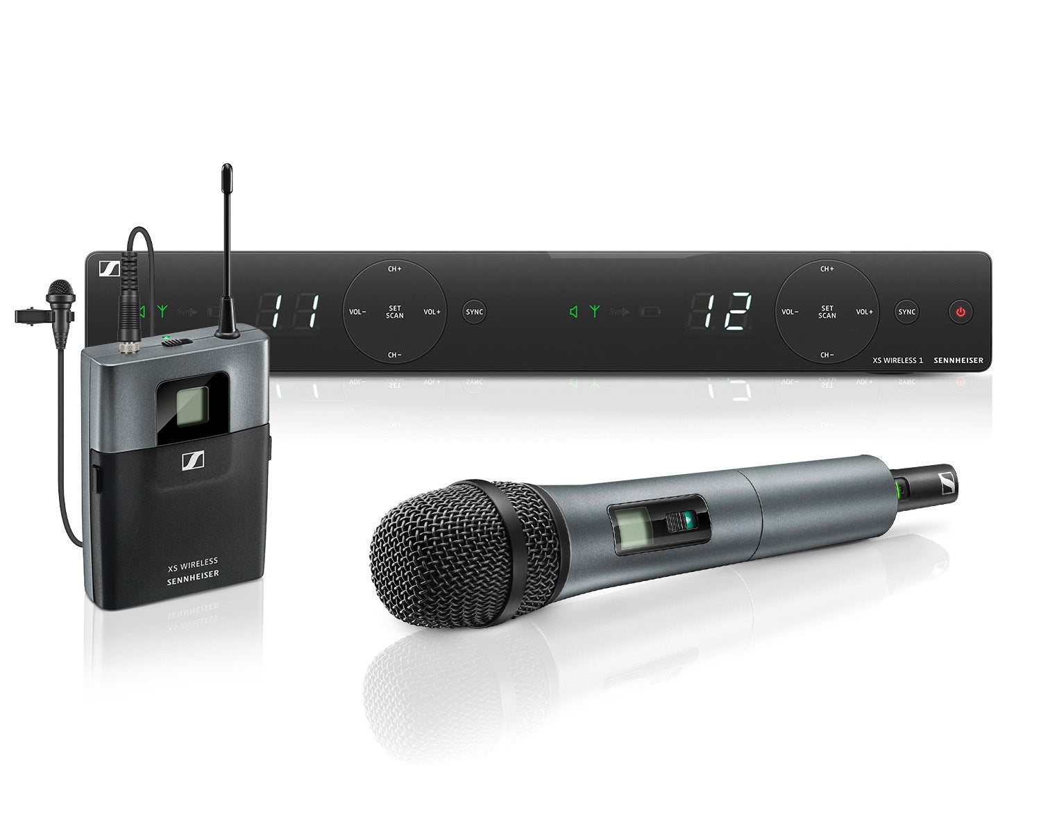 SENXSW1825LDB - Sennheiser XSW1 825 E DUAL H or H and Bodypack System E825 and SK XSW E Txmitters CH70 Image 1