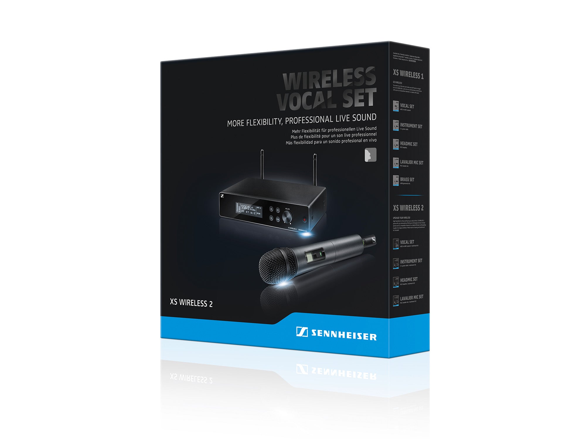 SENXSW2865E - Sennheiser XSW2 865 E Handheld Mic System with E865 Supercardioid Tx CH70 Image 4