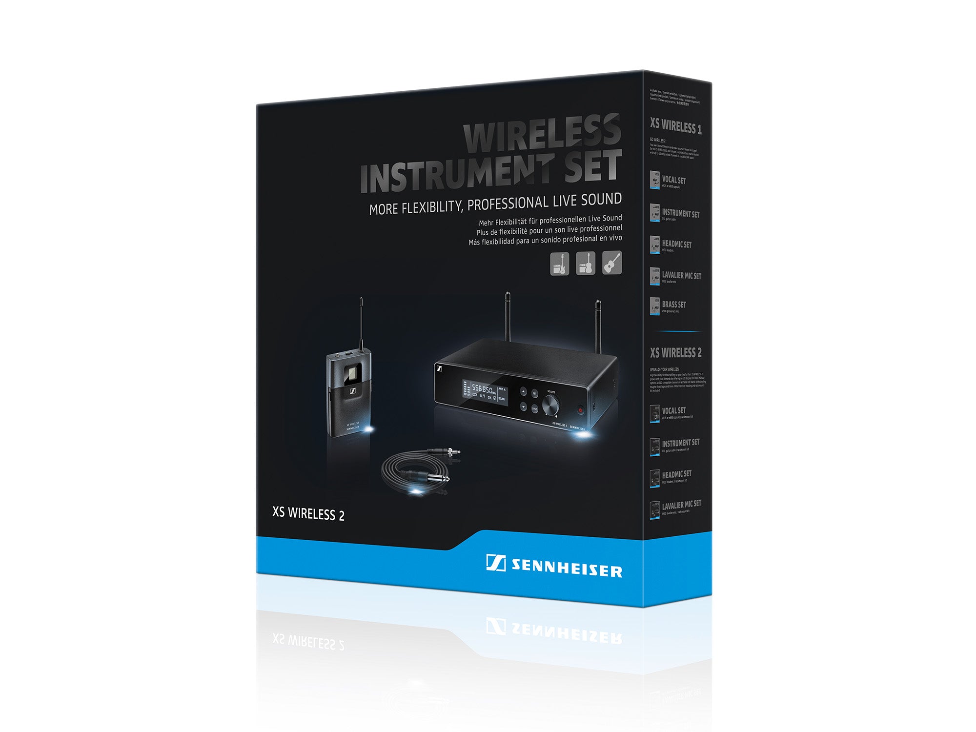 SENXSW2CI1E - Sennheiser XSW2 Ci1 E Guitar or Instrument System with 1 or 4inch Jack Cable CH70 Image 4