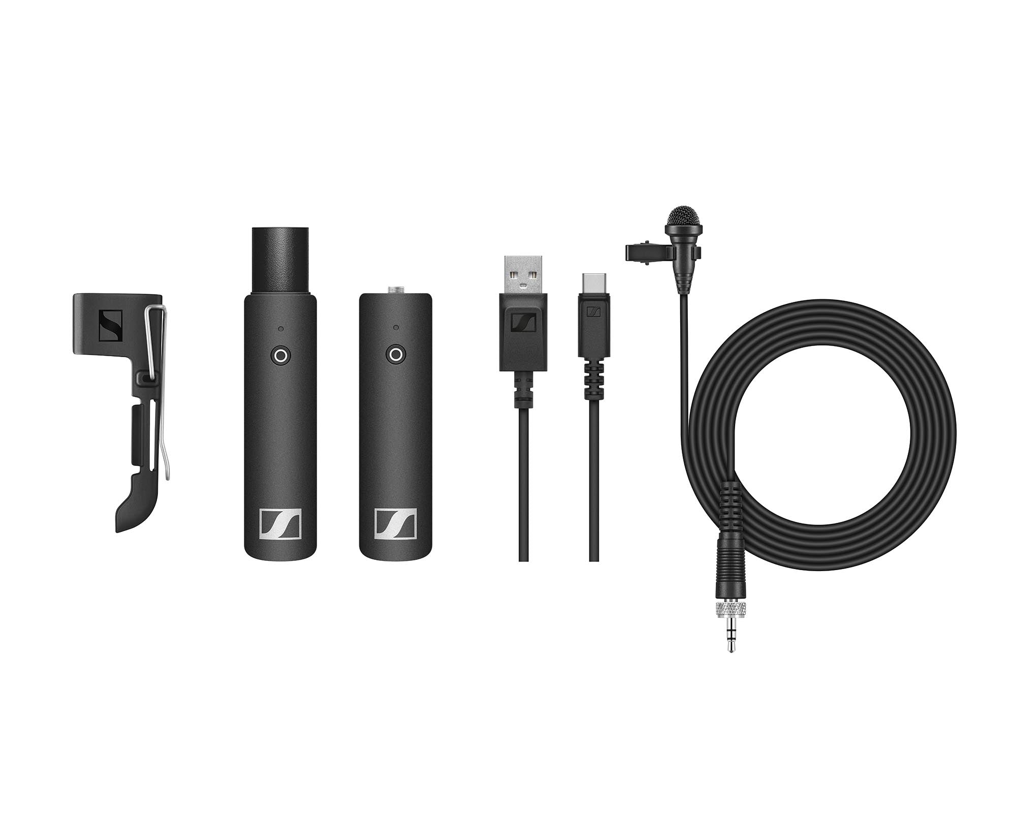 SENXSWDLS - Sennheiser XSWD Lapel System with ME2II 3.5mm Tx and XLR Rx 2.4GHz Image 1