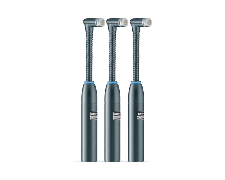 SHUBETA98AMPC3PK - Shure BETA 98AMP or C 3PK Cardioid Condenser Instrument Microphone 3 PACK Image 1