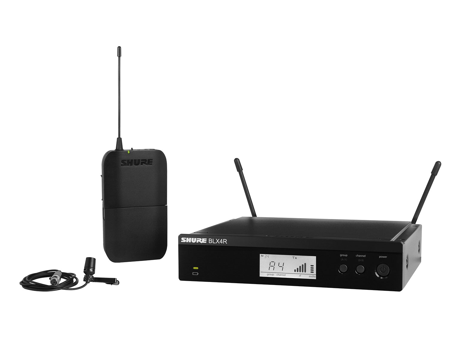 SHUBLX14RUKCVLK3E - Shure BLX14R or CVL Wireless Rackmount Presenter System BLX4R or CVL Lav K3E Image 1