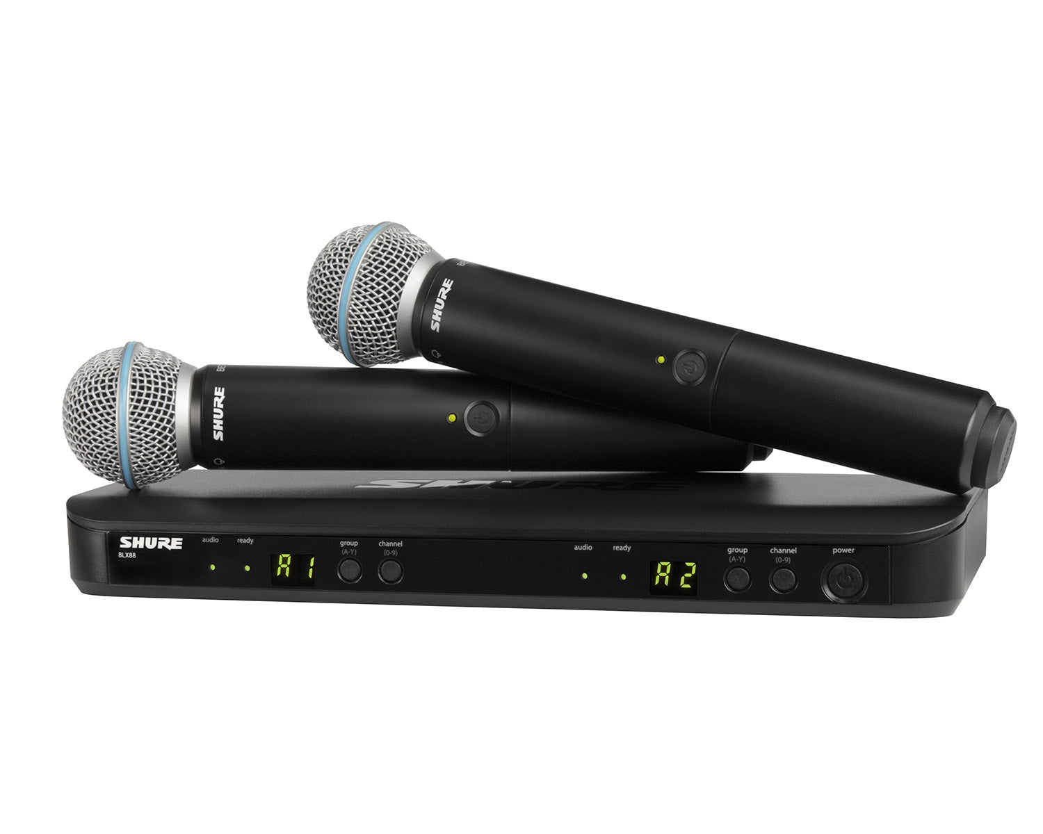 SHUBLX288UKB58K3E - Shure BLX288 or B58 Dual Wireless Handheld System BLX88 or 2xBETA 58A K3E Image 1