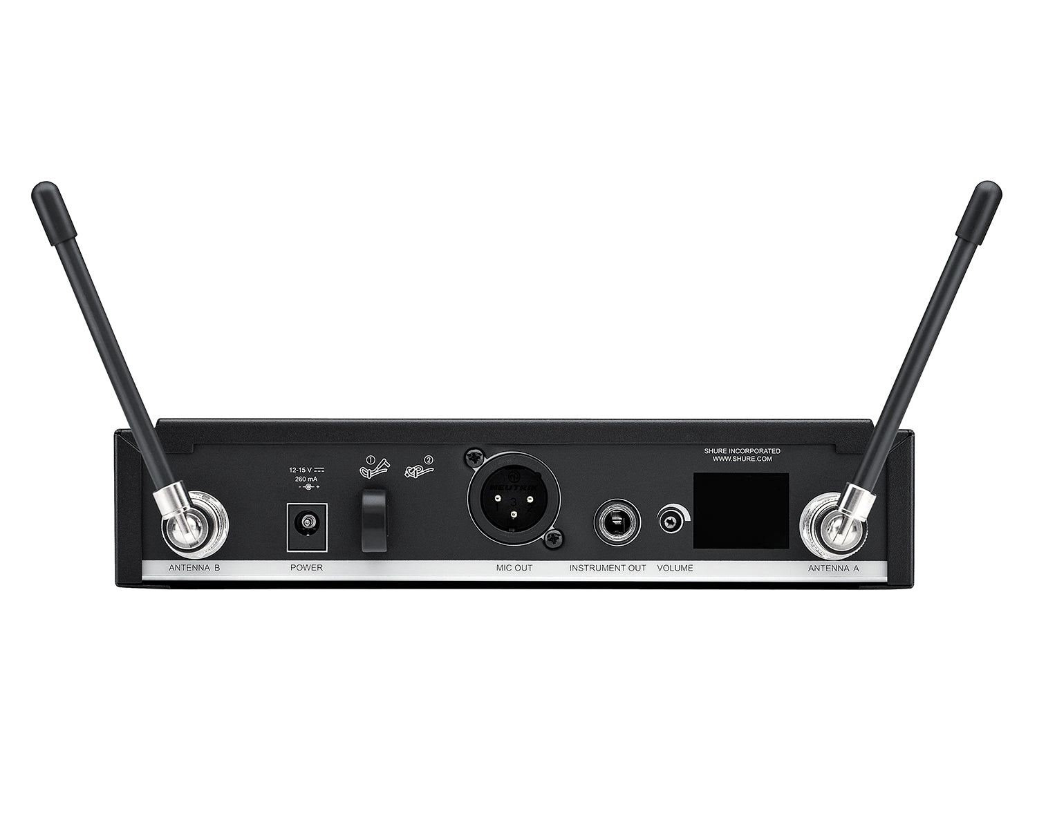 SHUBLX4RUKK3E - Shure BLX4R Wireless Single Channel Half Rack Receiver K3E 606 630MHz Image 2