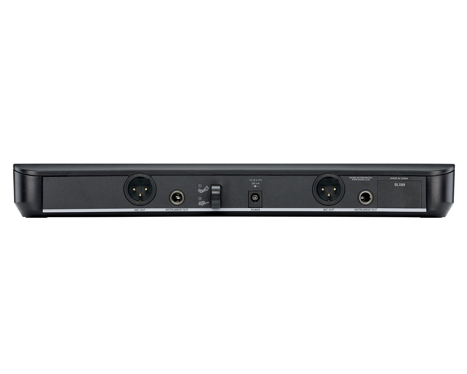 SHUBLX88UKK3E - Shure BLX88 Dual Wireless 2 Channel Tabletop Receiver K3E 606 630 MHz Image 2