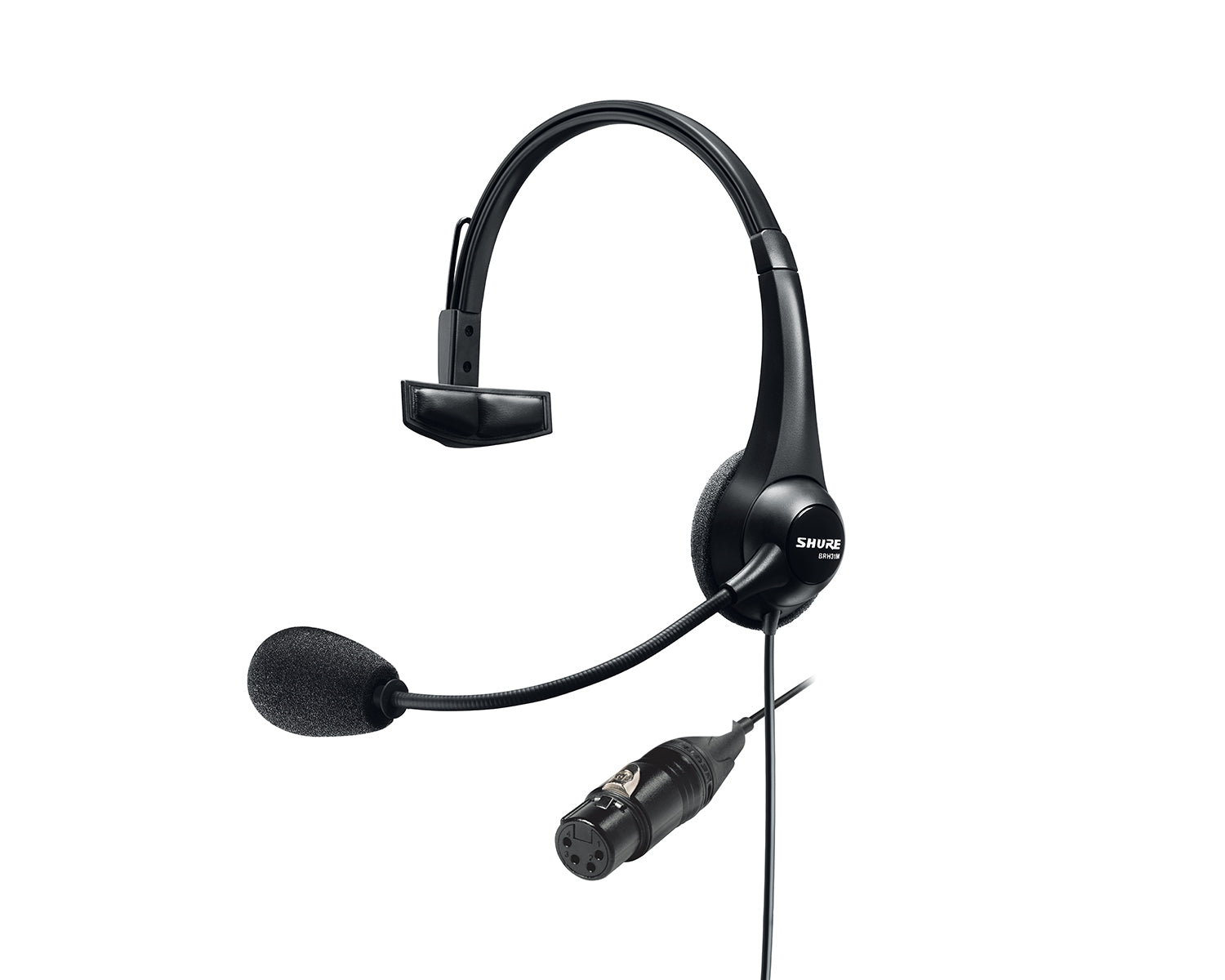 SHUBRH31MNXLR4F - Shure BRH31M NXLR4F Single Sided Broadcast Headset 4 Pin XLR Female Image 1