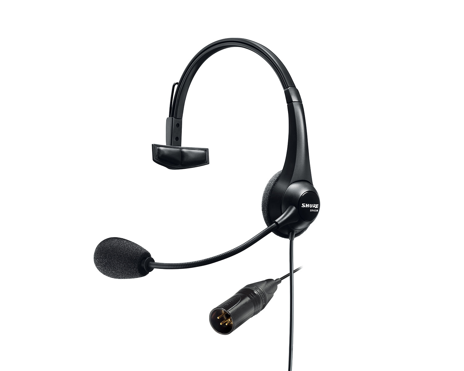 SHUBRH31MNXLR4M - Shure BRH31M NXLR4M Single Sided Broadcast Headset 4 Pin XLR Male Image 1