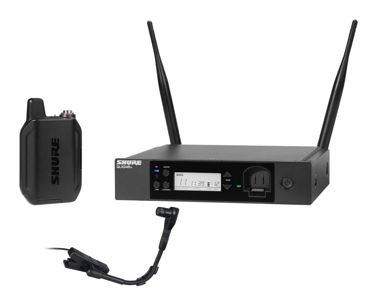 SHUGLXD14RUKB98Z4 - Shure GLXD14R and or B98 Wireless Instrument Rack System GLXD1 and or BETA98H or C Z4 Image 1