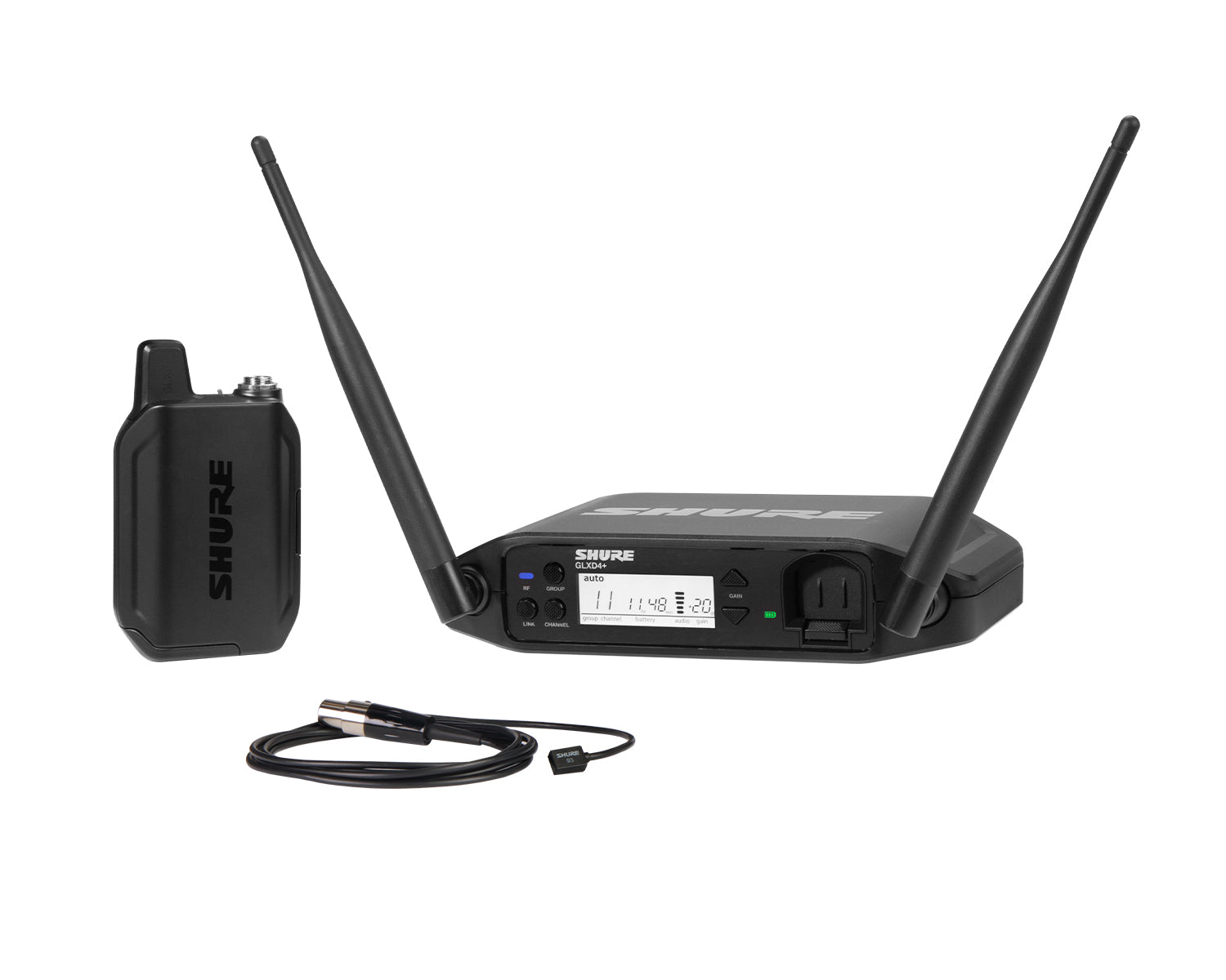 SHUGLXD14UK93Z4 - Shure GLXD14 and or 93 Wireless Lavalier System GLXD1 and or WL93 Z4 Image 1