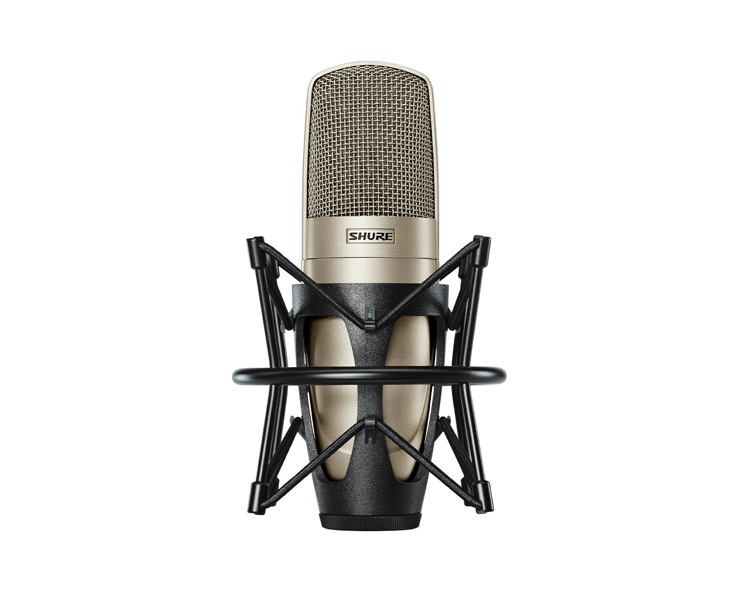 SHUKSM32SL - Shure KSM32 or SL Cardioid Condenser Microphone with Shock Mount Champagne Image 1