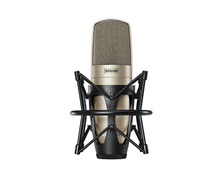 SHUKSM32SL - Shure KSM32 or SL Cardioid Condenser Microphone with Shock Mount Champagne Image 1