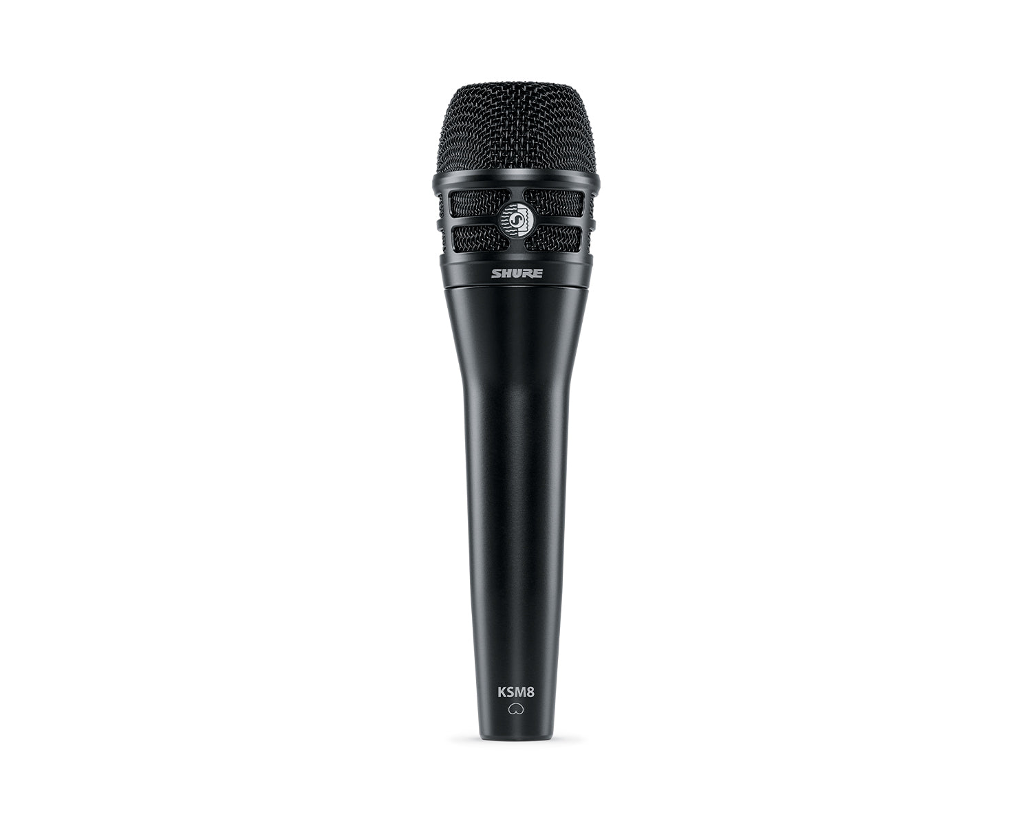 SHUKSM8B - Shure KSM8 or B Cardioid Dualdyne Dual Diaphragm Dynamic Microphone Black Image 1