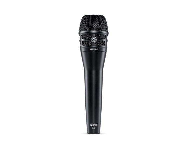 SHUKSM8B - Shure KSM8 or B Cardioid Dualdyne Dual Diaphragm Dynamic Microphone Black Image 1