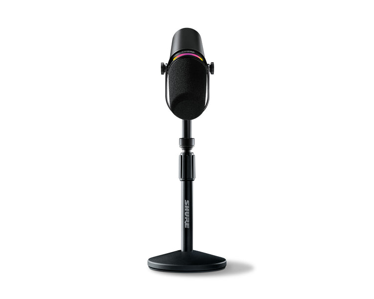 SHUMV7KBNDL - Shure MV7 and K BNDL Dynamic Podcast LED Microphone with Stand Black Image 3