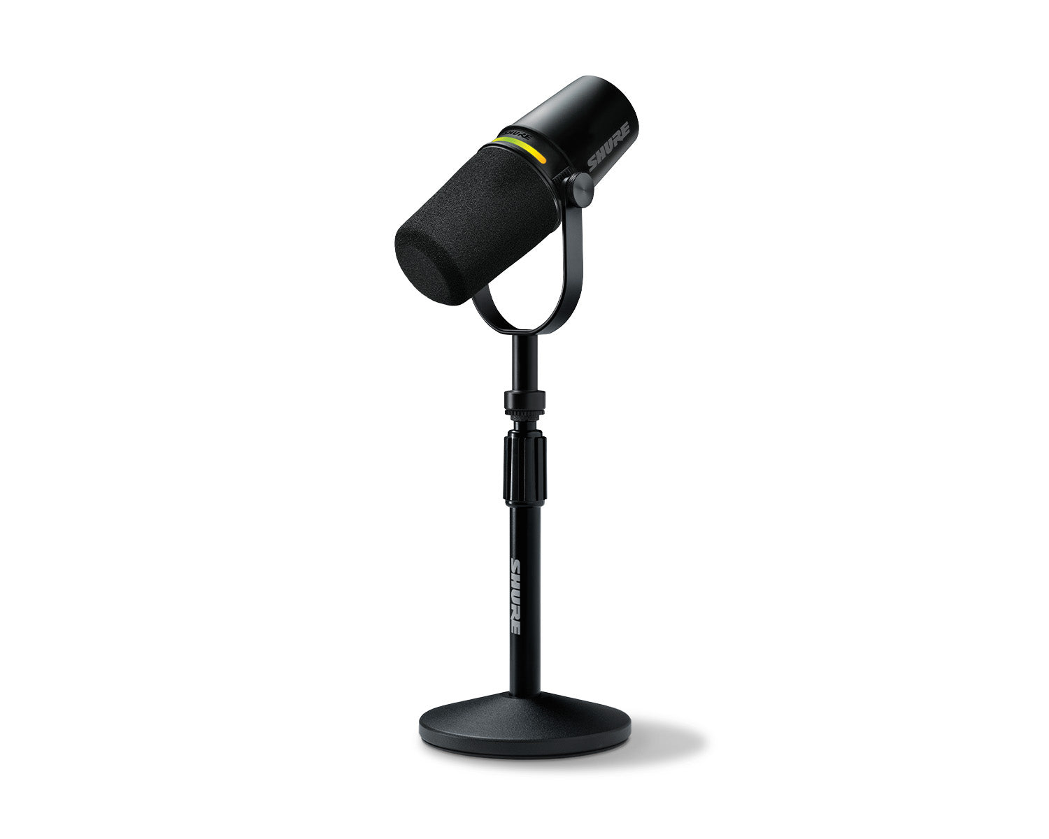 SHUMV7KBNDL - Shure MV7 and K BNDL Dynamic Podcast LED Microphone with Stand Black Image 4