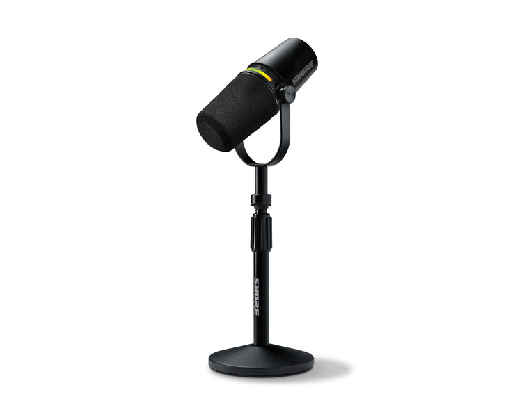 SHUMV7KBNDL - Shure MV7 and K BNDL Dynamic Podcast LED Microphone with Stand Black Image 4