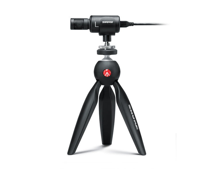 SHUMV88DIGVIDKIT - Shure MV88 and Video Kit Cardioid or Bidirectional Stereo Condenser USB Mic Image 1