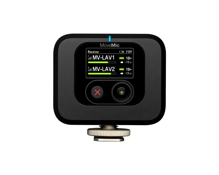 SHUMVTWOKITZ6 - Shure MoveMic Two Reciever Kit 2 Ch Wireless Lav System 2xMics and Reciever Image 4