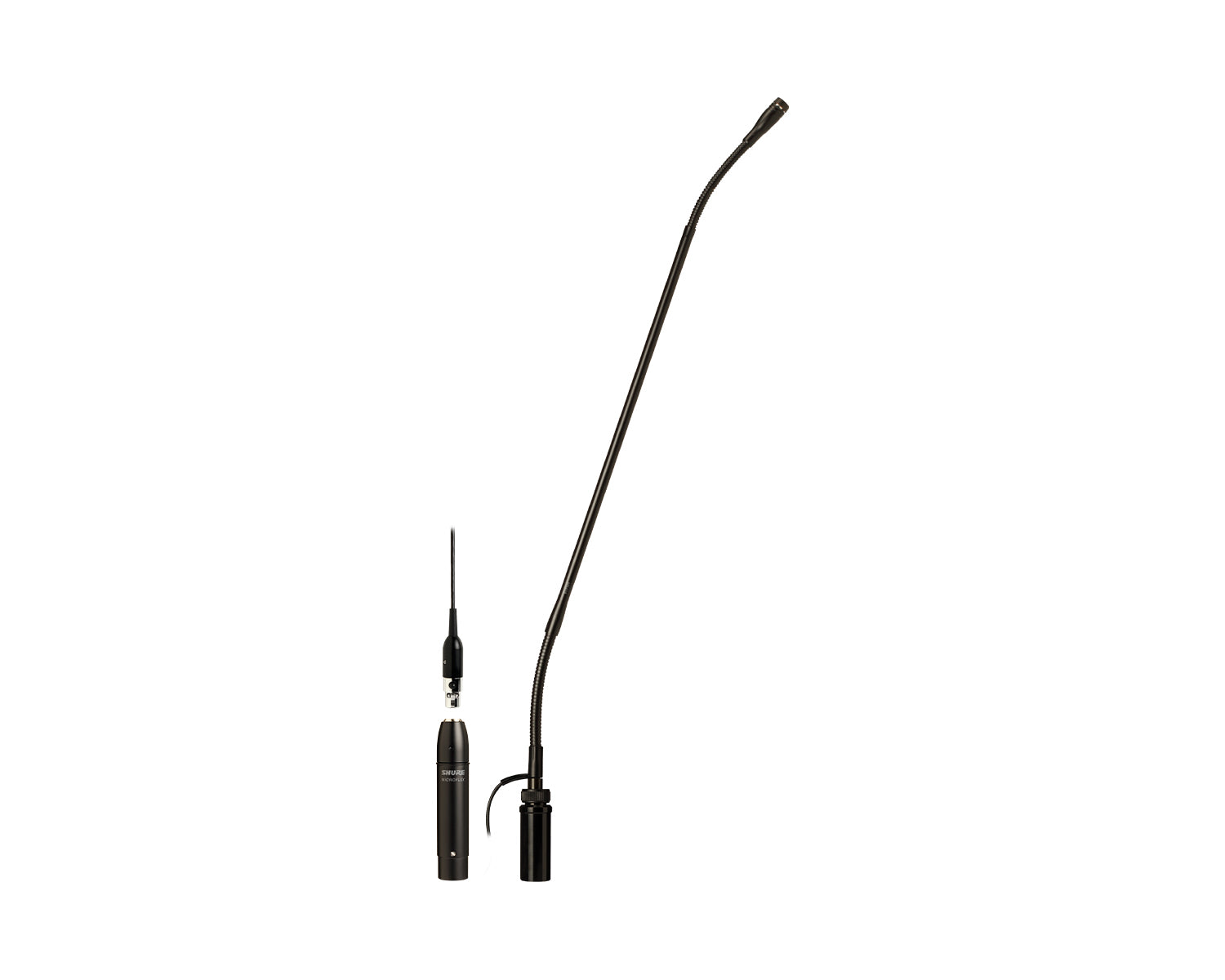 SHUMX418SES - Shure MX418SE or S Microflex 18inch Supercardioid Gooseneck Mic SideEx or Preamp Image 1