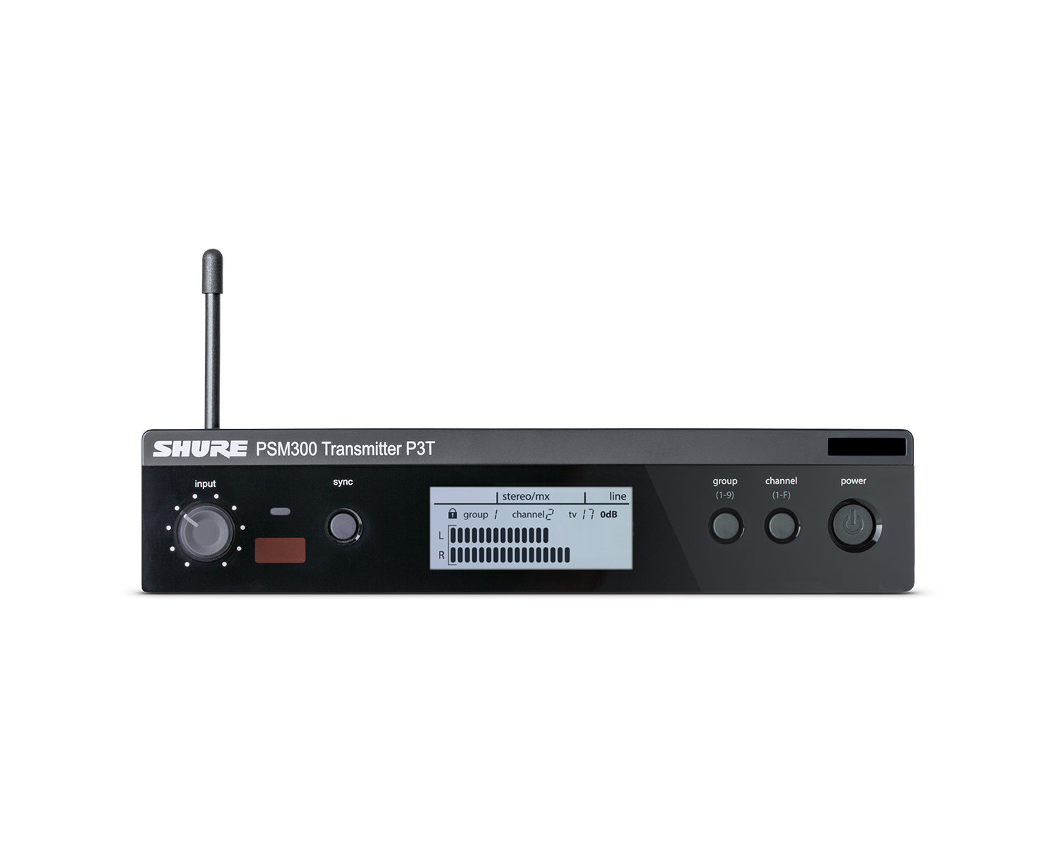 SHUP3TUKK3E - Shure PSM 300 P3T Wireless 2 Channel Half Rack IEM Transmitter K3E Image 1