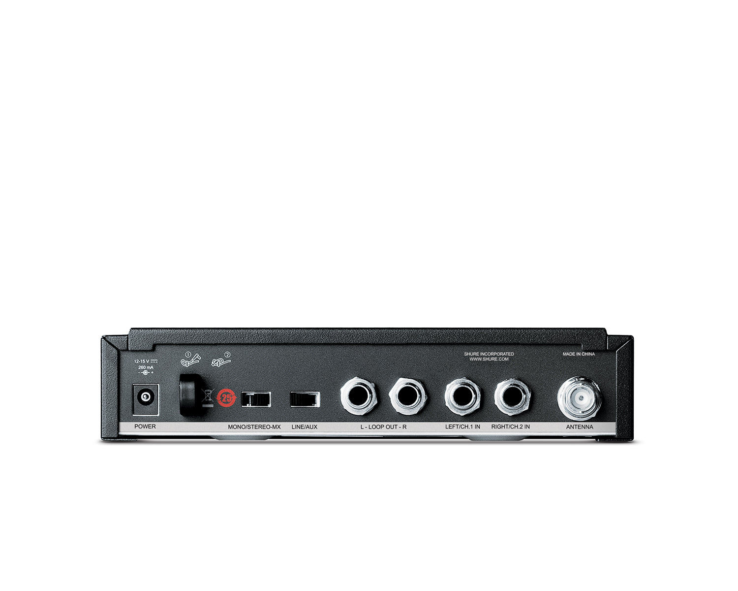 SHUP3TUKK3E - Shure PSM 300 P3T Wireless 2 Channel Half Rack IEM Transmitter K3E Image 2