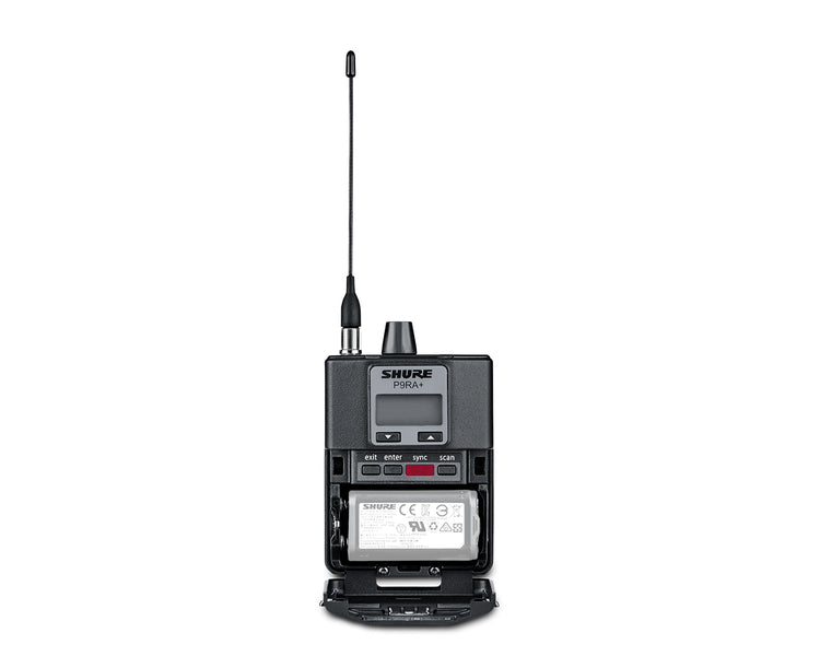 SHUP9RAG6E - Shure P9RA and PSM900 IEM Bodypack Receiver G6E 470 506 MHz Image 2
