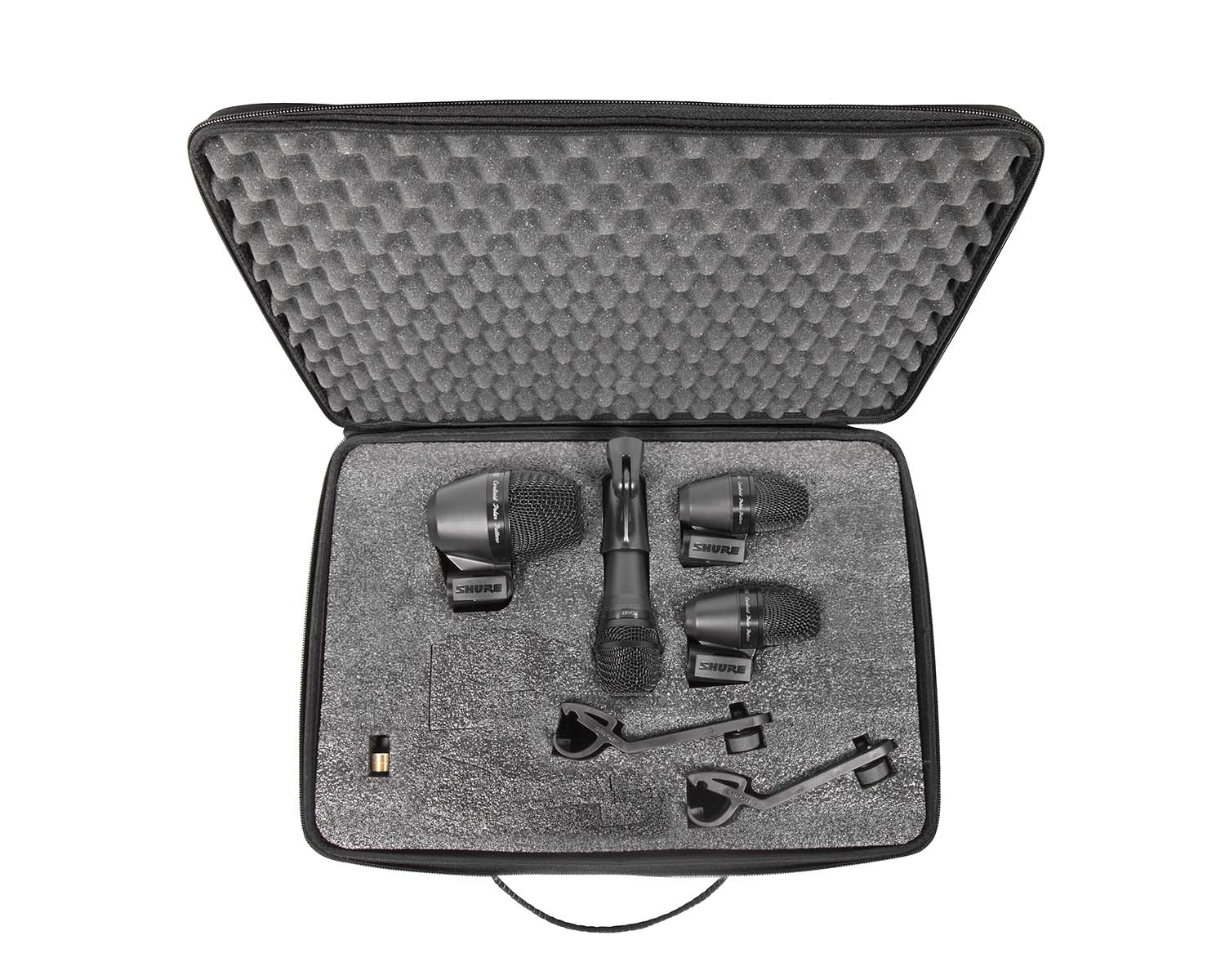 SHUPGADRUMKIT4 - Shure PGADRUMKIT4 PG Alta Drum Microphone Kit 4 PGA56 or PGA57 or PGA52 Image 1