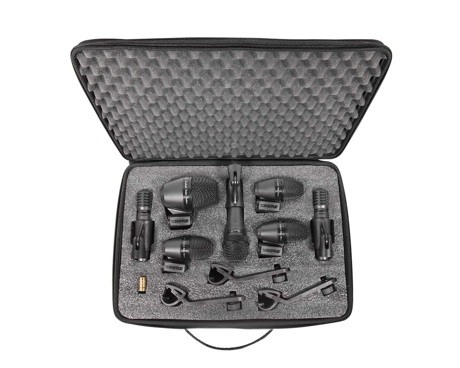 SHUPGADRUMKIT7 - Shure PGADRUMKIT7 PG Alta Drum Microphone Kit 7 PGA56 or PGA57 or PGA52 or PGA81 Image 1