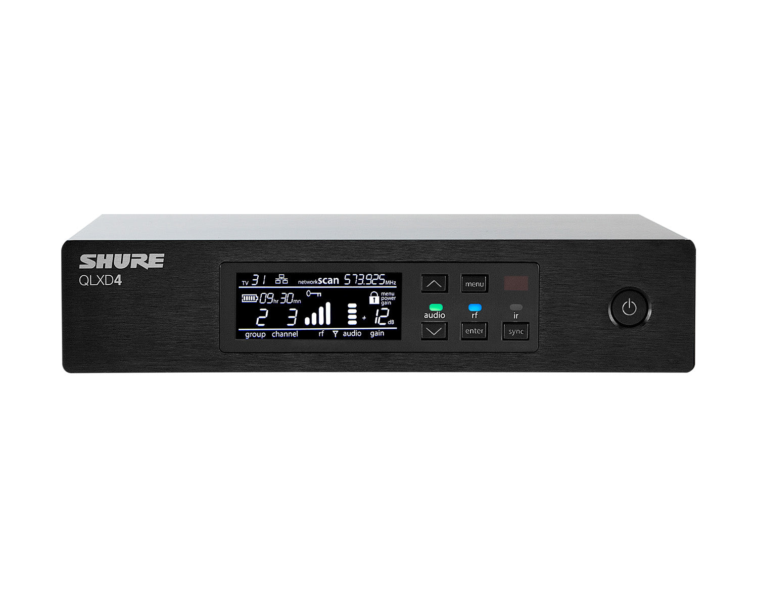 SHUQLXD4UKK51 - Shure QLXD4 Digital Wireless Half Rack Receiver K51 606 670 MHz Image 2