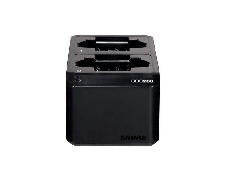 SHUSBC203UK - Shure SBC203 Dual Dock Recharging Station for SB903 or SLX D Transmitters Image 2