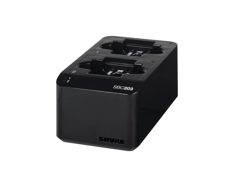 SHUSBC203UK - Shure SBC203 Dual Dock Recharging Station for SB903 or SLX D Transmitters Image 3