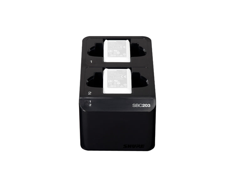 SHUSBC203UK - Shure SBC203 Dual Dock Recharging Station for SB903 or SLX D Transmitters Image 4