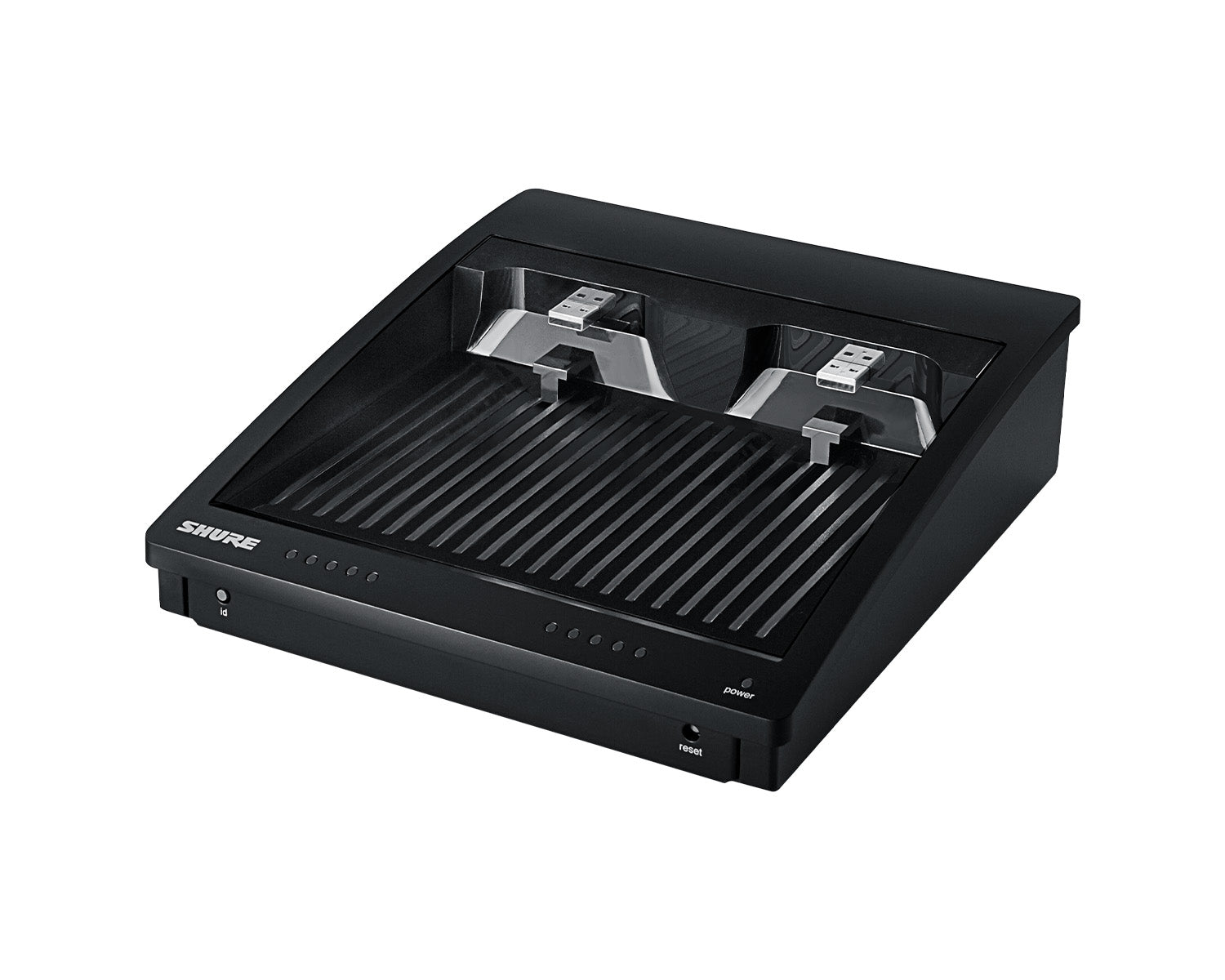 SHUSBC250UK - Shure SBC250 2 Bay Networked Charging Station for ULXD6 or 8 Boundary Mics Image 1
