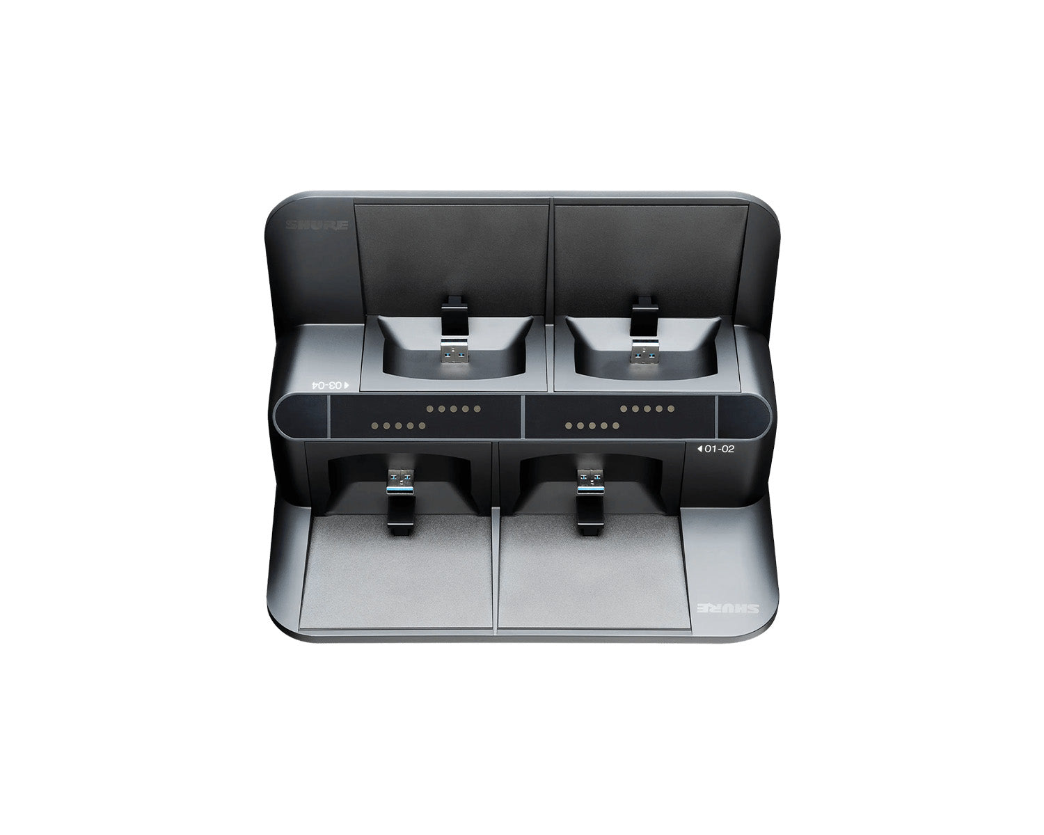 SHUSBC450UK - Shure SBC450 4 Bay Networked Docking Station for ULXD6 or 8 Boundary Mics Image 1