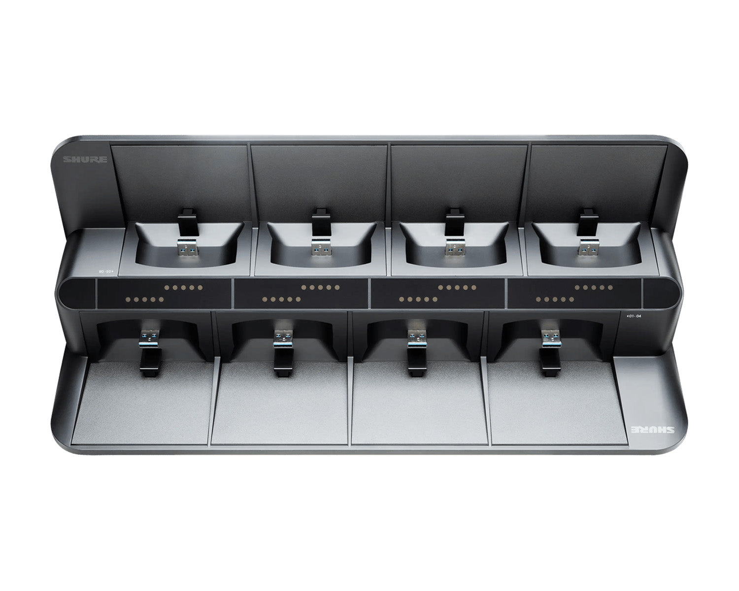 SHUSBC850UK - Shure SBC850 8 Bay Networked Docking Station for ULXD6 or 8 Boundary Mics Image 1