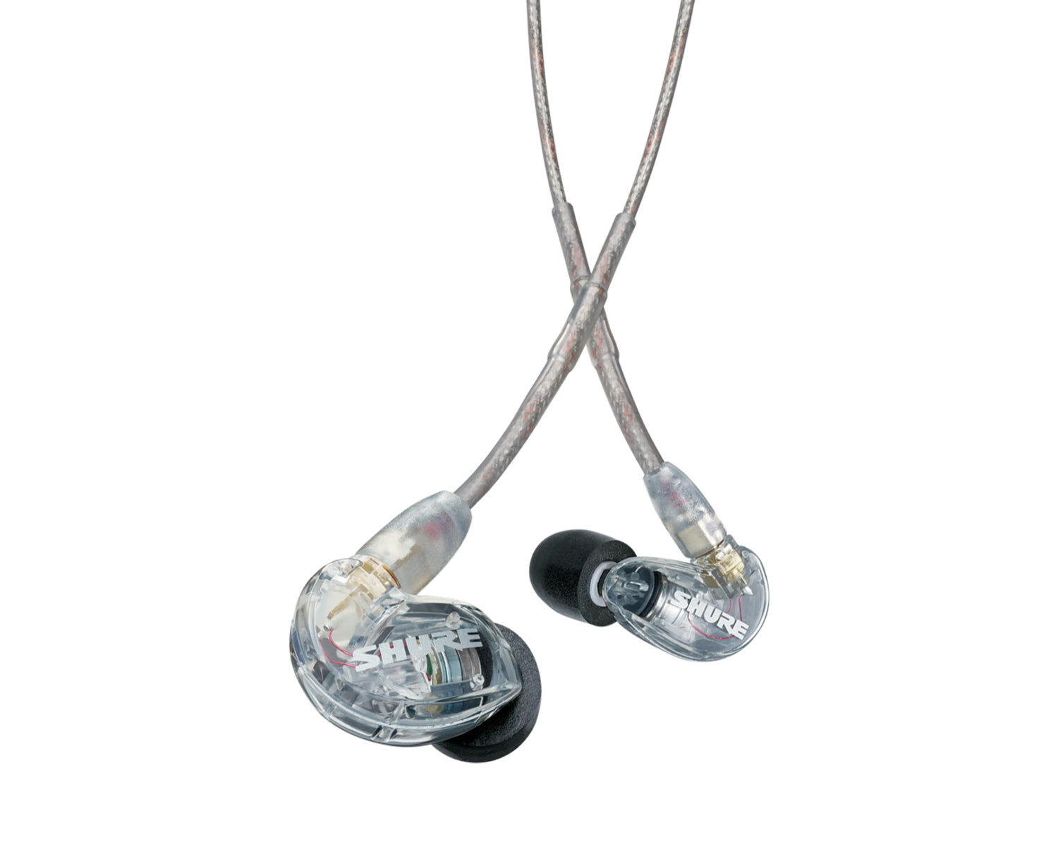 SHUSE215CLEFS - Shure SE215 Pro Sound Isolating IEM Earphones w or Dynamic Drivers Clear Image 1
