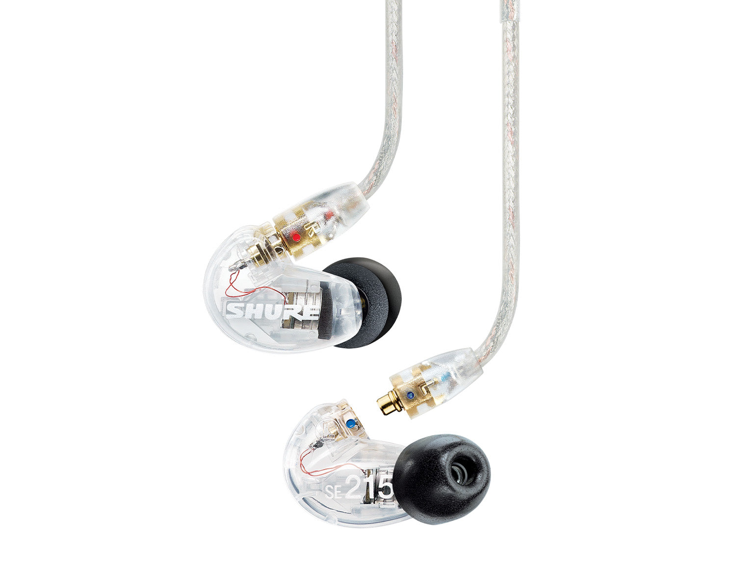 SHUSE215CLEFS - Shure SE215 Pro Sound Isolating IEM Earphones w or Dynamic Drivers Clear Image 2