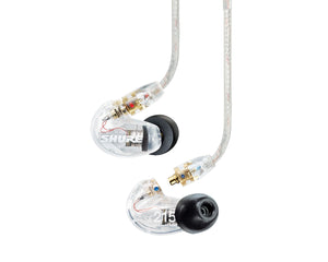 SHUSE215CLEFS - Shure SE215 Pro Sound Isolating IEM Earphones w or Dynamic Drivers Clear Image 2