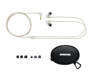 SHUSE215CLEFS - Shure SE215 Pro Sound Isolating IEM Earphones w or Dynamic Drivers Clear Image 4