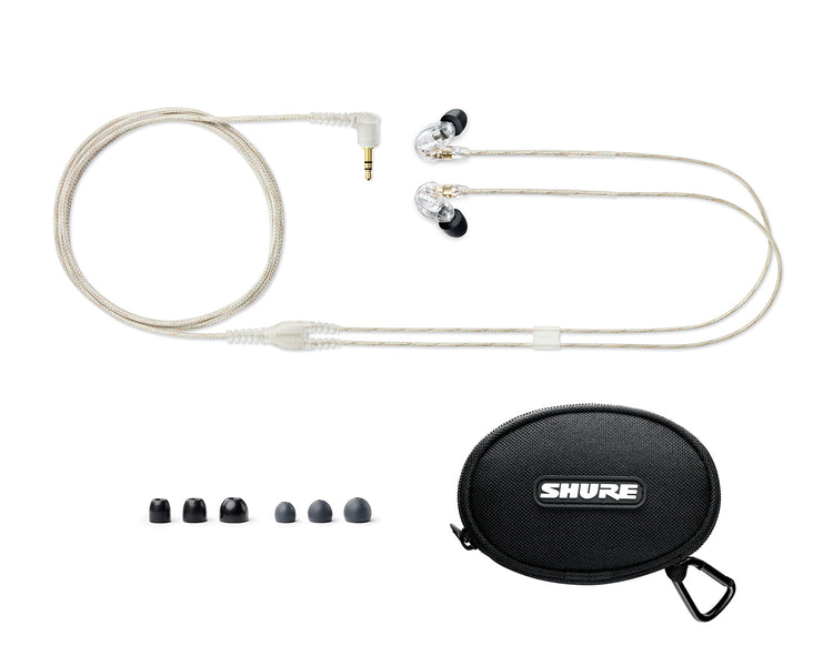 SHUSE215CLEFS - Shure SE215 Pro Sound Isolating IEM Earphones w or Dynamic Drivers Clear Image 4