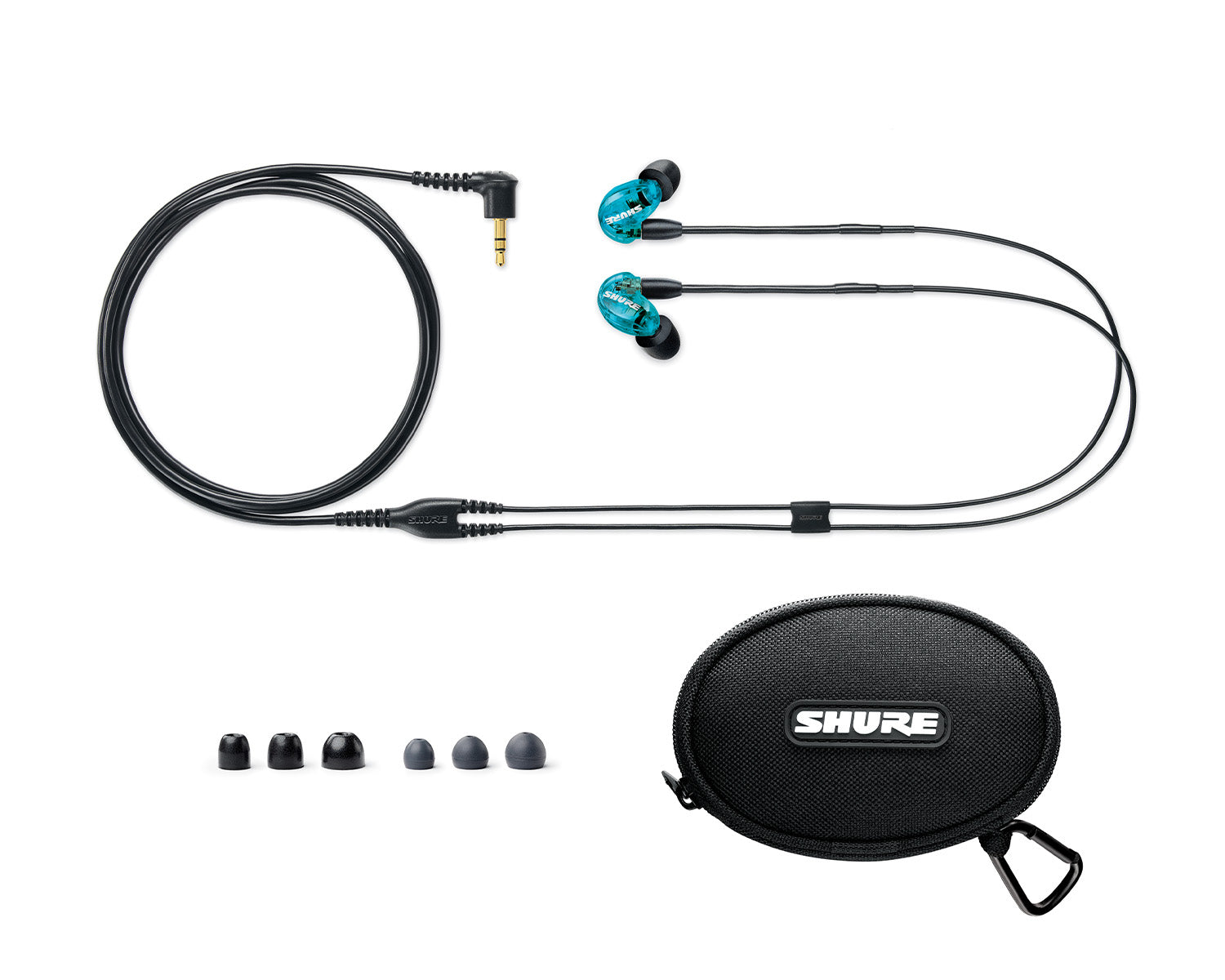 SHUSE215SPEEFS - Shure SE215 Pro Sound Isolating IEM Earphones Special Edition Blue Image 4