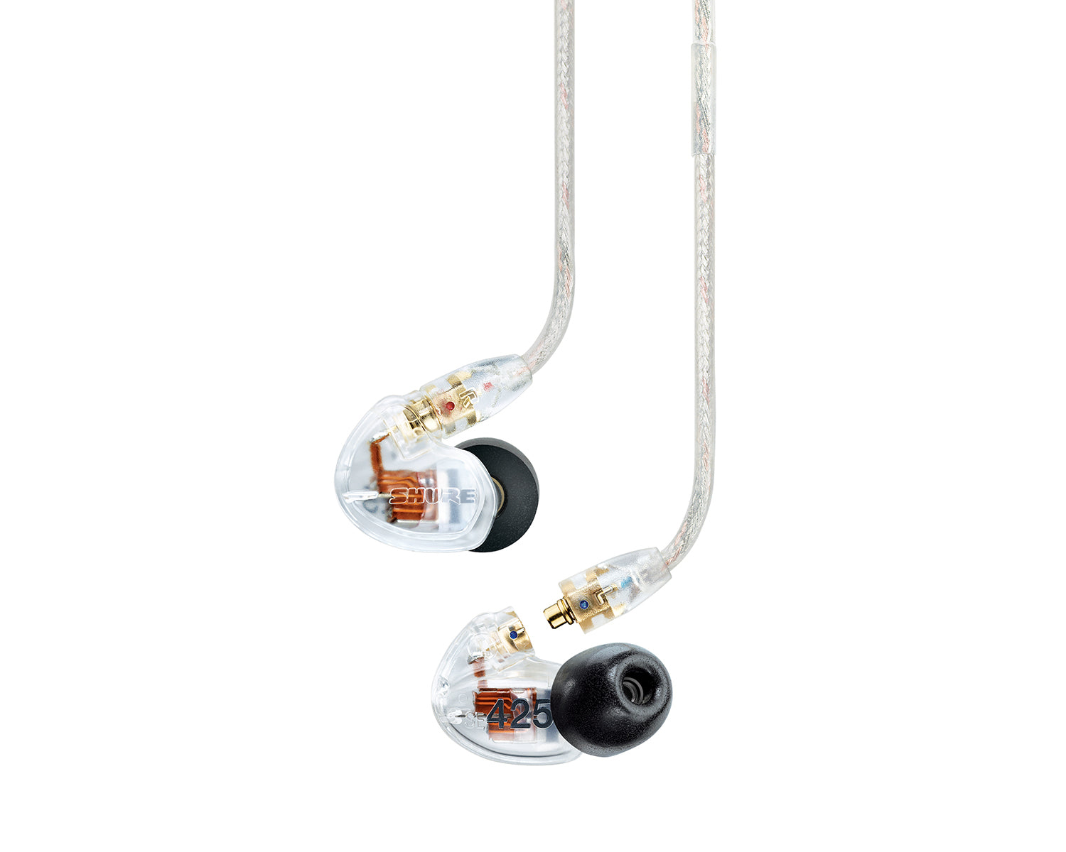 SHUSE425CLEFS - Shure SE425 Pro Sound Isolating IEM Earphones with Dual Drivers Clear Image 2