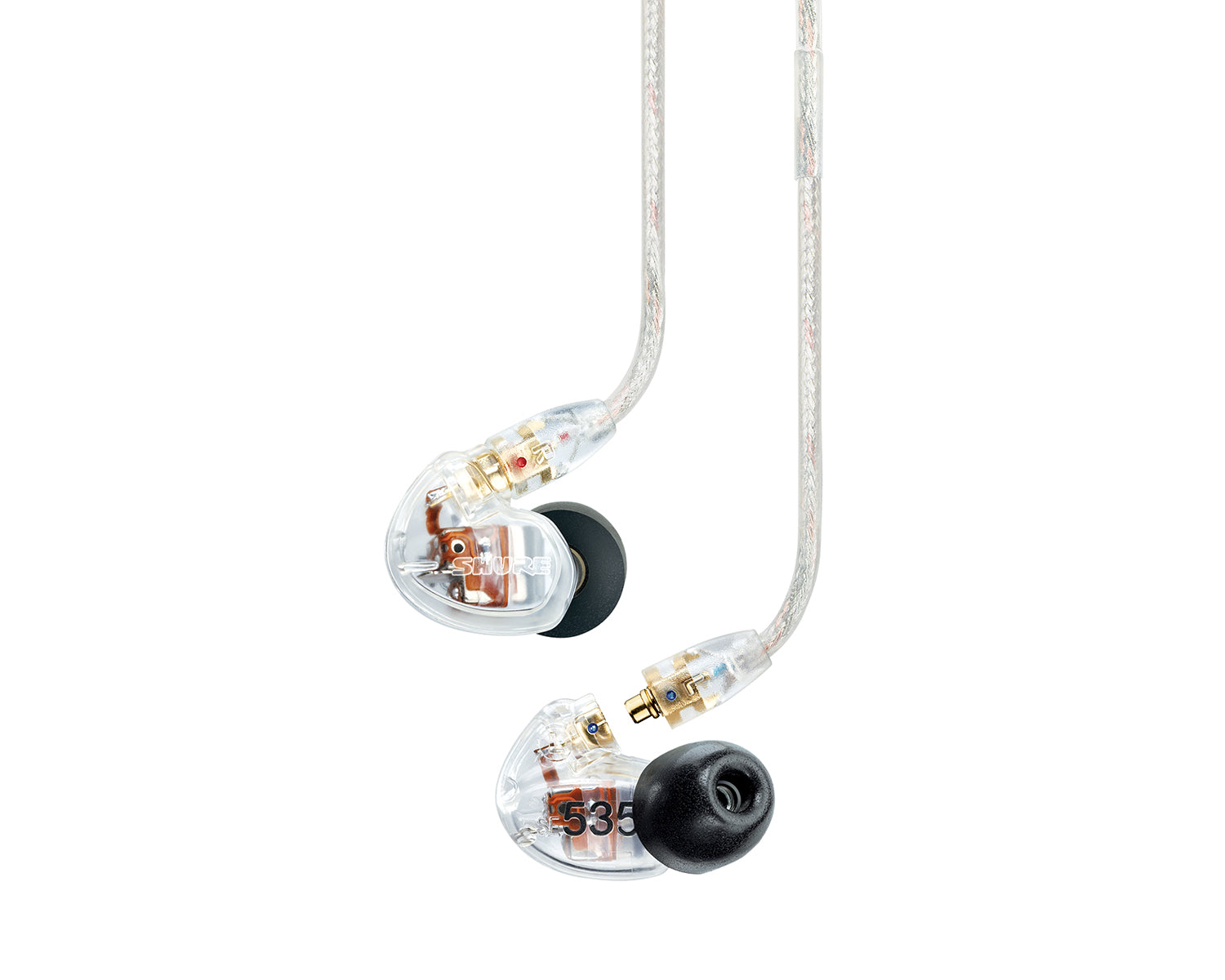SHUSE535CLEFS - Shure SE535 Pro Sound Isolating IEM Earphones with Triple Drivers Clear Image 2