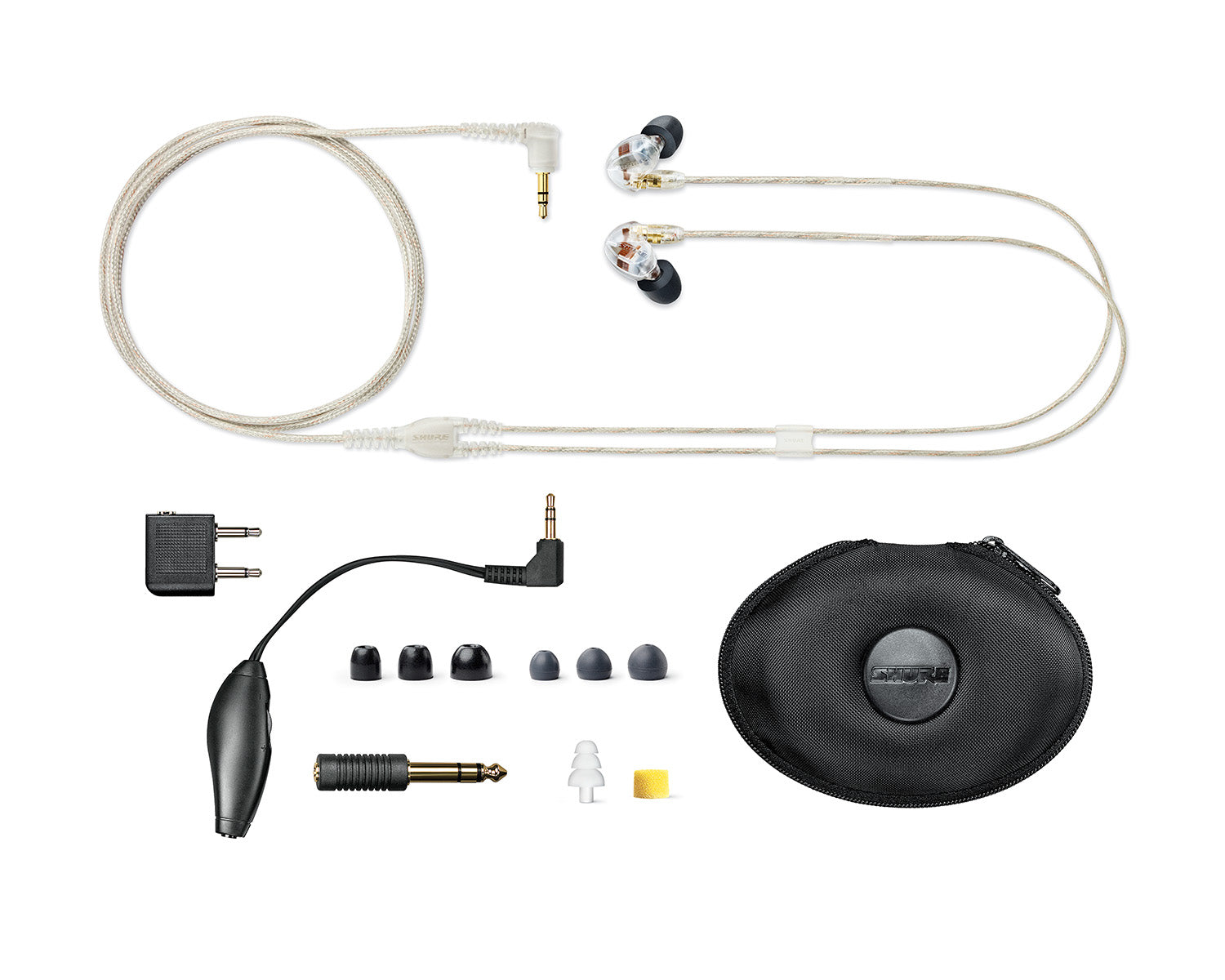 SHUSE535CLEFS - Shure SE535 Pro Sound Isolating IEM Earphones with Triple Drivers Clear Image 3